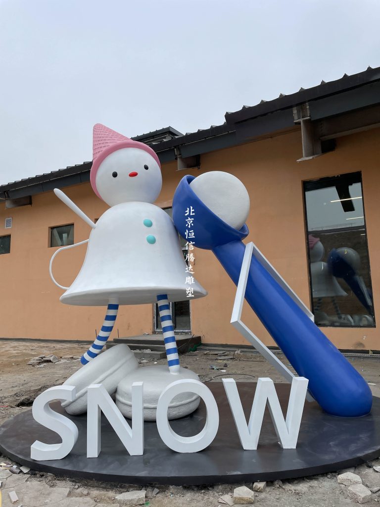 雪人玻璃钢雕塑